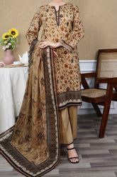 NUSL3263 Printed Lawn Suit - Unstitched 3Pc